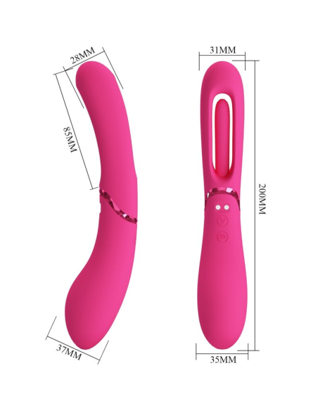 ROMANCE - LEXIE VIBRADOR PUNTO G 7 VIBRACIONES ROSA