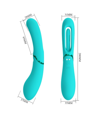 ROMANCE - LEXIE VIBRADOR PUNTO G 7 VIBRACIONES AZUL