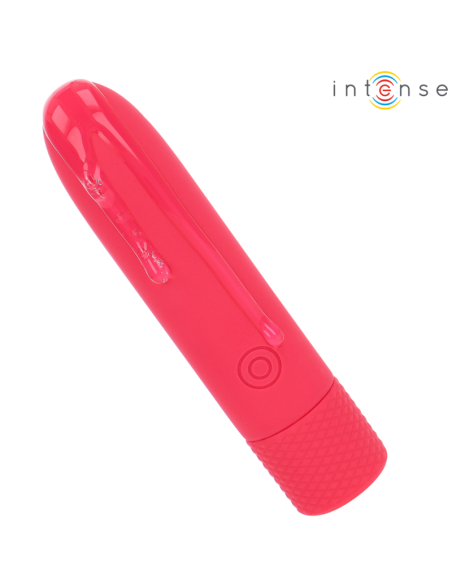 INTENSE - SYMONE BALA VIBRADORA RECARGABLE POR USB 8 VIBRACIONES ROJO 10 X 2.2 CM