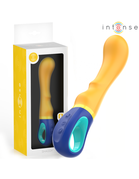 INTENSE - SHAGGY VIBRADOR PUNTO-G AMARILLO