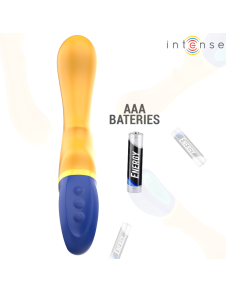 INTENSE - SHAGGY VIBRADOR PUNTO-G AMARILLO