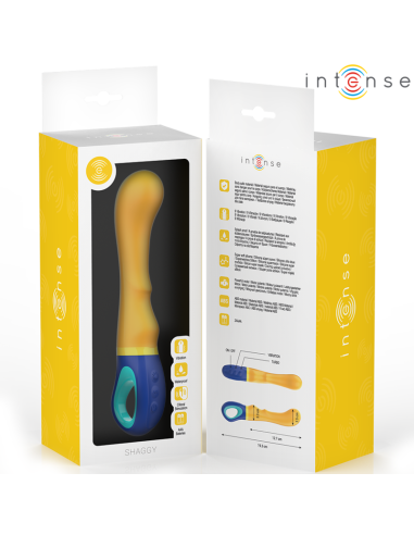 INTENSE - SHAGGY VIBRADOR PUNTO-G AMARILLO