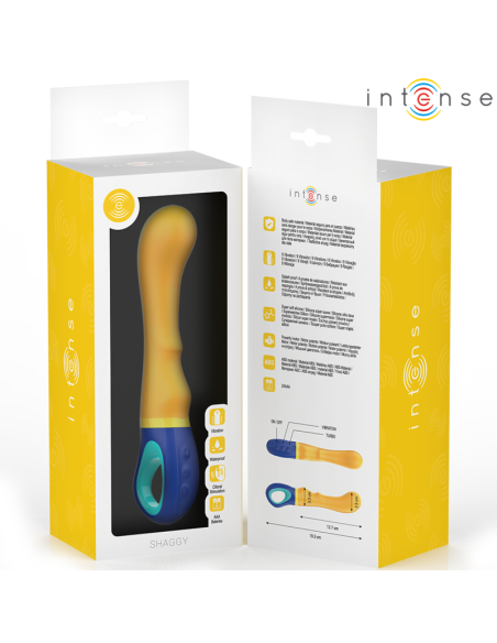 INTENSE - SHAGGY VIBRADOR PUNTO-G AMARILLO