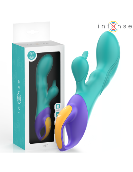 INTENSE - FRED VIBRADOR RECARGABLE RABBIT AZUL