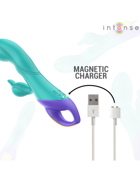 INTENSE - FRED VIBRADOR RECARGABLE RABBIT AZUL