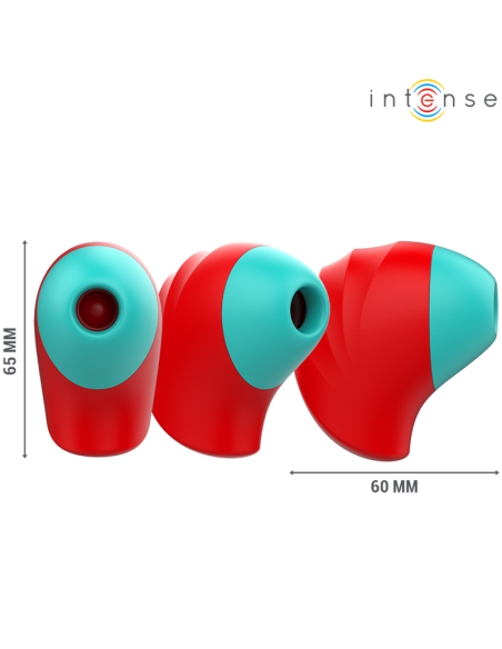 INTENSE - DONNIE ESTIMULADOR CLÍTORIS ROJO-VERDE