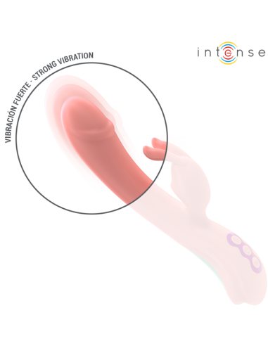 INTENSE - RACHEL VIBRADOR RABBIT 5 VIBRACIONES ROSA