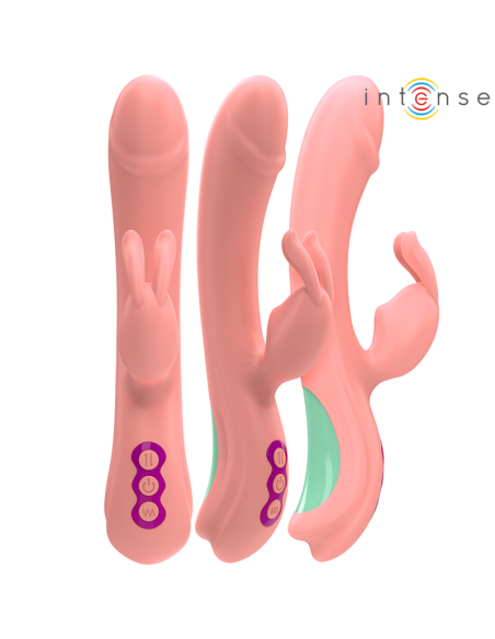 INTENSE - RACHEL VIBRADOR RABBIT 5 VIBRACIONES ROSA