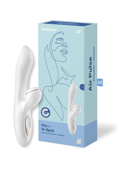 SATISFYER - PRO G-SPOT RABBIT Vibrador y Succionador | SexPlace.MX