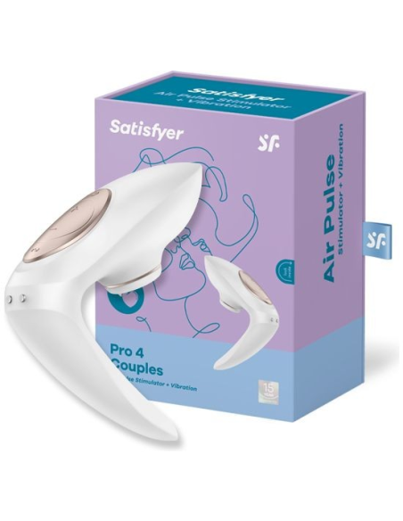 SATISFYER - PRO 4 COUPLES Succionador Clítoris Pareja | SexPlace.MX