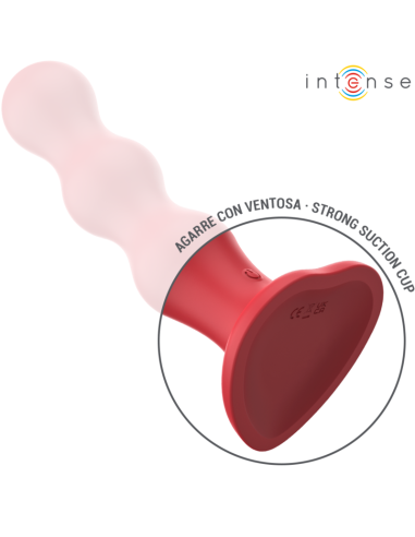 INTENSE - CODY VIBRADOR CON VENTOSA ROJO CONTROL REMOTO