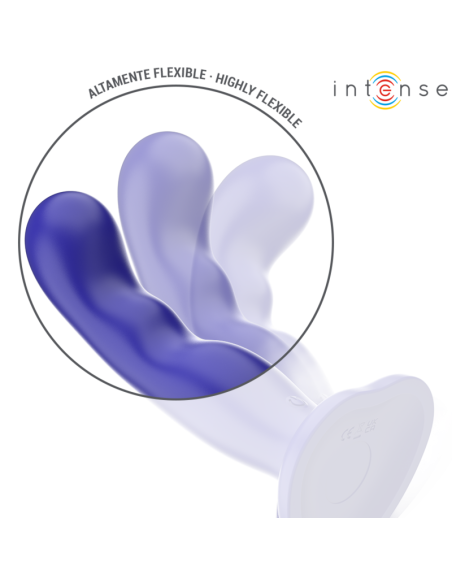 INTENSE - SHORTY VIBRADOR CON VENTOSA AZUL CONTROL REMOTO