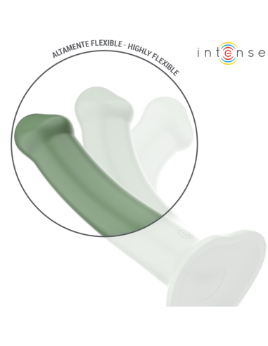 INTENSE - BECCA VIBRADOR CON VENTOSA 10 VIBRACIONES VERDE CONTROL REMOTO