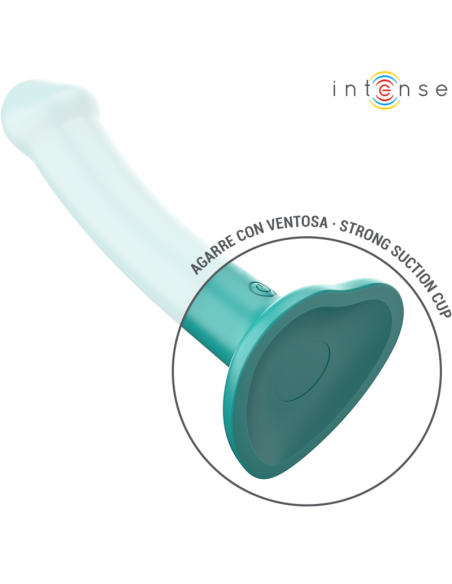 INTENSE - KATIE VIBRADOR CON VENTOSA 10 VIBRACIONES AZUL OSCURO CONTROL REMOTO