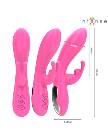 INTENSE - RANDALL VIBRADOR RABBIT 10 VIBRACIONES ROSA