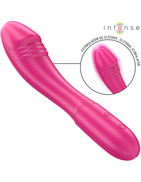 INTENSE - BELINDA VIBRADOR 19 CM FLEXIBLE 10 VIBRACIONES ROSA