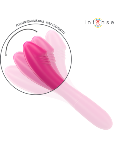 INTENSE - BELINDA VIBRADOR 19 CM FLEXIBLE 10 VIBRACIONES ROSA