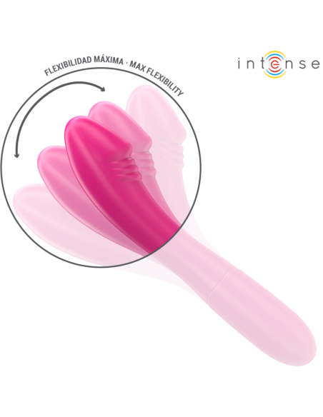 INTENSE - BELINDA VIBRADOR 19 CM FLEXIBLE 10 VIBRACIONES ROSA