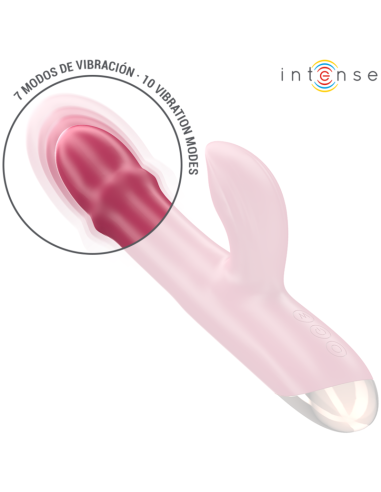 INTENSE - CHLOE VIBRADOR MULTIFUNCIÓN 3 EN 1 ROJO