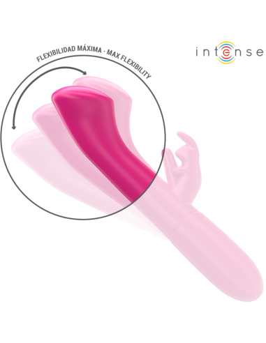 INTENSE - JULIETA VIBRADOR RABBIT 18,6 CM 10 VIBRACIONES ROSA