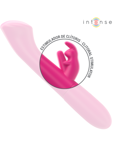 INTENSE - JULIETA VIBRADOR RABBIT 18,6 CM 10 VIBRACIONES ROSA