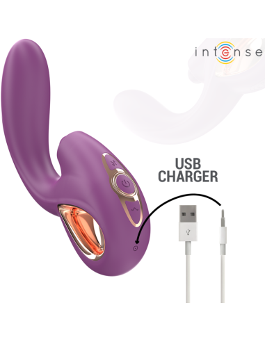INTENSE - LALI VIBRADOR PUNTO G MULTIFUNCIÓN ESTIMULACIÓN and EMPUJE and VIBRACIÓN MORADO