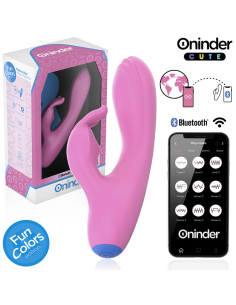 ONINDER CUTE - LOVE BUNNY VIBRADOR PUNTO G Y CLITORIS - APP MUNDIAL GRATUITA