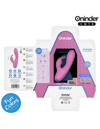 ONINDER CUTE - LOVE BUNNY VIBRADOR PUNTO G Y CLITORIS - APP MUNDIAL GRATUITA