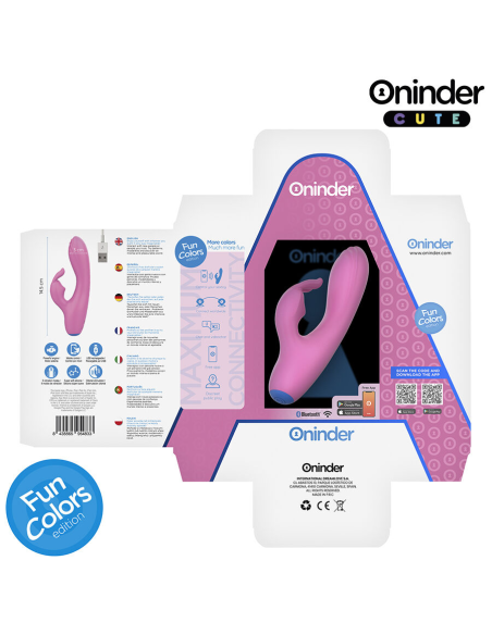 ONINDER CUTE - LOVE BUNNY VIBRADOR PUNTO G Y CLITORIS - APP MUNDIAL GRATUITA