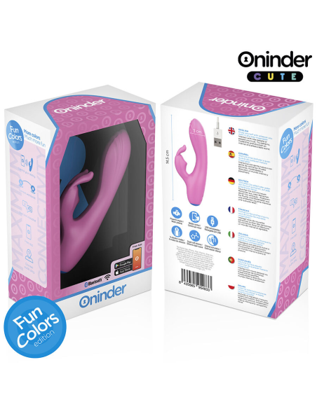 ONINDER CUTE - LOVE BUNNY VIBRADOR PUNTO G Y CLITORIS - APP MUNDIAL GRATUITA