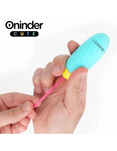 ONINDER CUTE - LOVE PLEASURE HUEVO VIBRO-GEMAS ROTADORAS SILICONA - APP MUNDIAL GRATUITA