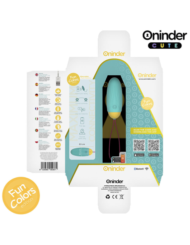 ONINDER CUTE - LOVE PLEASURE HUEVO VIBRO-GEMAS ROTADORAS SILICONA - APP MUNDIAL GRATUITA