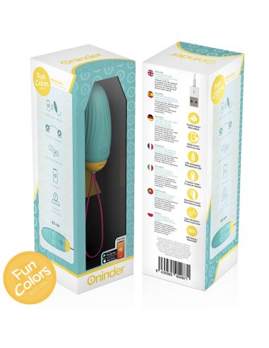 ONINDER CUTE - LOVE PLEASURE HUEVO VIBRO-GEMAS ROTADORAS SILICONA - APP MUNDIAL GRATUITA