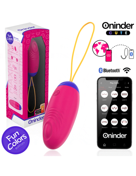 ONINDER CUTE - LOVE PLEASURE HUEVO VIBRO-WAVE TAPPING SILICONA - APP MUNDIAL GRATUITA