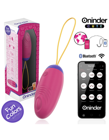 ONINDER CUTE - LOVE PLEASURE HUEVO VIBRO-WAVE TAPPING SILICONA - APP MUNDIAL GRATUITA