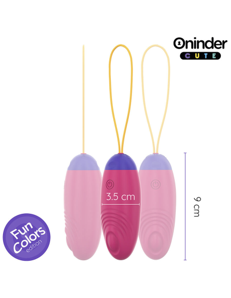 ONINDER CUTE - LOVE PLEASURE HUEVO VIBRO-WAVE TAPPING SILICONA - APP MUNDIAL GRATUITA