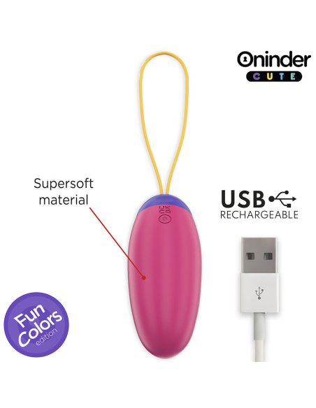 ONINDER CUTE - LOVE PLEASURE HUEVO VIBRO-WAVE TAPPING SILICONA - APP MUNDIAL GRATUITA