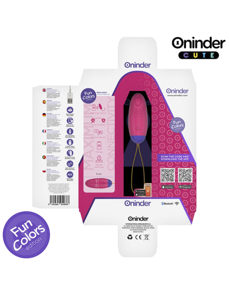 ONINDER CUTE - LOVE PLEASURE HUEVO VIBRO-WAVE TAPPING SILICONA - APP MUNDIAL GRATUITA