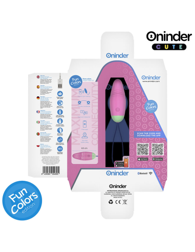 ONINDER CUTE - LOVE PLEASURE HUEVO VIBRO-ROTADOR 360 SILICONA - APP MUNDIAL GRATUITA