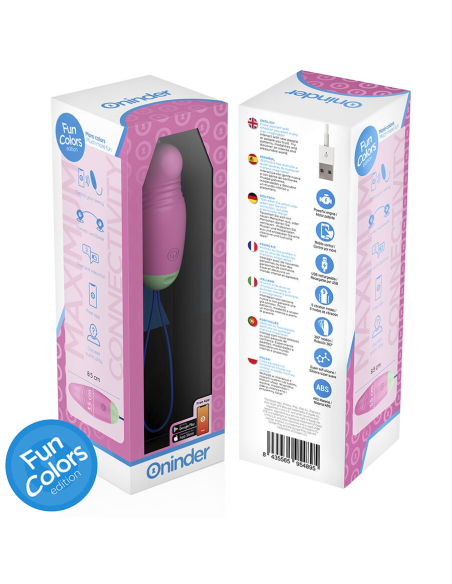 ONINDER CUTE - LOVE PLEASURE HUEVO VIBRO-ROTADOR 360 SILICONA - APP MUNDIAL GRATUITA