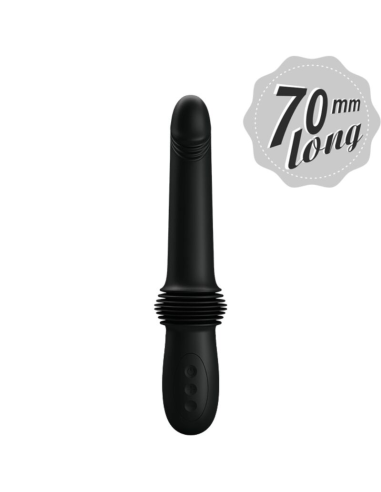 PRETTY LOVE - PAZUZU VIBRADOR 3 MODOS DE EMPUJE NEGRO