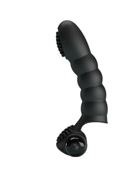 PRETTY LOVE - ALEXANDER VIBRADOR DE DEDO 10 VIBRACIONES NEGRO