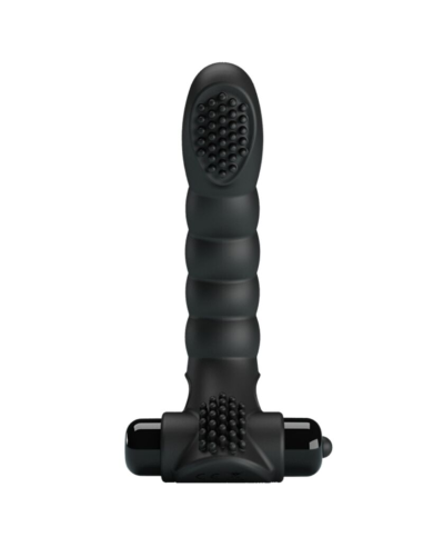 PRETTY LOVE - ALEXANDER VIBRADOR DE DEDO 10 VIBRACIONES NEGRO
