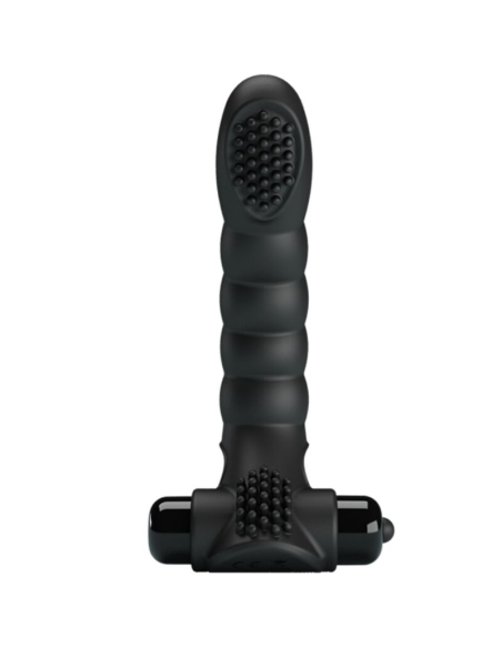 PRETTY LOVE - ALEXANDER VIBRADOR DE DEDO 10 VIBRACIONES NEGRO