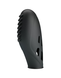PRETTY LOVE - GILO VIBRADOR DE DEDO SILICONA NEGRO