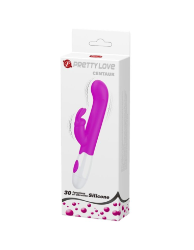 PRETTY LOVE - CENTAUR VIBRADOR RABBIT 30 MODOS DE VIBRACIÓN MORADO