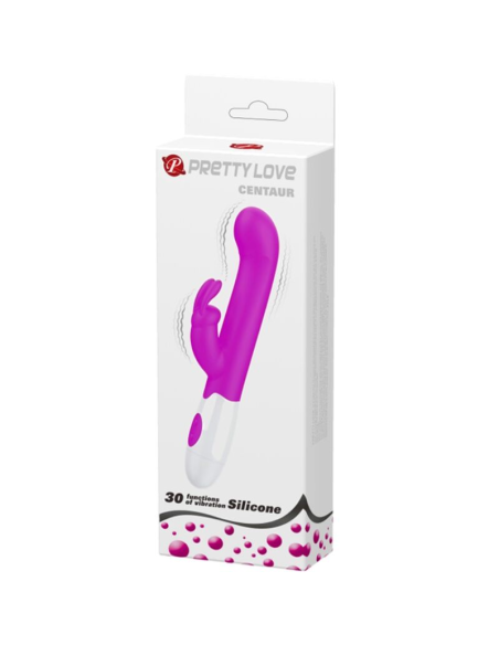 PRETTY LOVE - CENTAUR VIBRADOR RABBIT 30 MODOS DE VIBRACIÓN MORADO