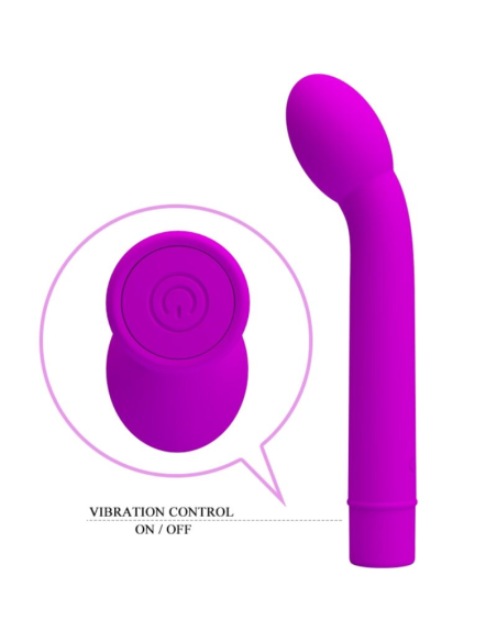 PRETTY LOVE - LOGAN VIBRADOR PUNTO G 10 VIBRACIONES MORADO