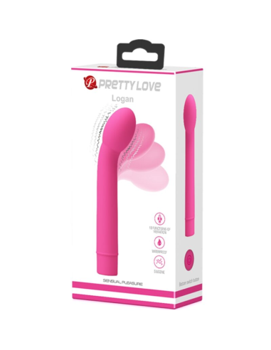 PRETTY LOVE - LOGAN VIBRADOR PUNTO G 10 VIBRACIONES ROSA
