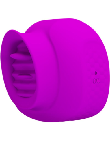 PRETTY LOVE - ESTELLE LENGUA ESTIMULADORA CLÍTORIS 12 VIBRACIONES MORADO